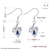 Picture of Delicate Medium Drop & Dangle Earrings with Wow Elements