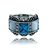 Picture of Online Accessories Wholesale Dark Blue Big Fashion Rings