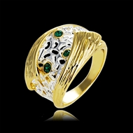 Picture of Pretty Glass Gold Plated Fashion Ring