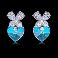 Picture of Amazing Small Blue Stud Earrings