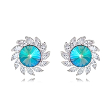 Show details for Casual Blue Stud Earrings with Speedy Delivery