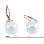 Picture of Top Rated Rose Gold Plated Venetian Pearl Hook