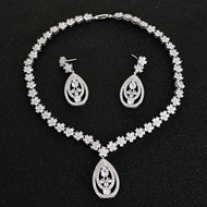 Picture of Good Quality Cubic Zirconia Casual Necklace and Earring Set