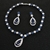 Picture of Luxury Blue Necklace and Earring Set with 3~7 Day Delivery