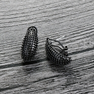 Picture of Charming Gunmetal Plated Classic Stud Earrings As a Gift
