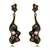 Picture of Funky Medium Gold Plated Dangle Earrings