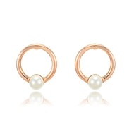 Picture of Sparkling And Fresh Colored Venetian Pearl Zinc-Alloy Stud