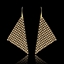 Show details for Well Made Gold Plated Big Drop & Dangle