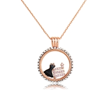 Show details for Amazing Small Cubic Zirconia Pendant Necklace