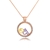 Picture of Charming Purple Cubic Zirconia Pendant Necklace As a Gift