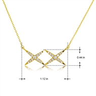 Picture of Sparkly Casual Gold Plated Pendant Necklace