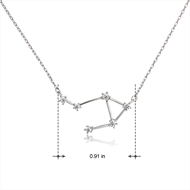 Picture of Staple Small Cubic Zirconia Pendant Necklace