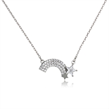 Show details for Popular Cubic Zirconia Casual Pendant Necklace