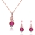 Picture of Discount Opal (Imitation) Rose Gold Plated 2 Pieces Jewelry Sets
