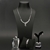 Picture of Cost Worthy Cubic Zirconia Platinum Plated 4 Pieces Jewelry Sets