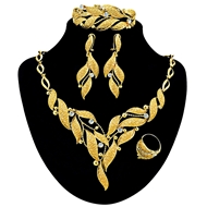Picture of Superior Accessories Supplier African Style Gold Plated 4 Pieces Jewelry Sets