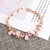 Picture of Impressive Pink Rose Gold Plated Fashion Bracelet with Full Guarantee