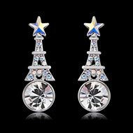 Picture of Sparkling Casual Swarovski Element Dangle Earrings