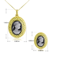 Picture of Featured Black Zinc Alloy Necklace and Earring Set with Full Guarantee