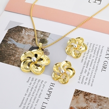 Show details for New Casual Dubai Necklace and Earring Set