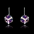 Picture of Customized  Platinum Plated Single Stone Drop & Dangle