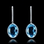 Show details for Excellent Quality  Swarovski Element Platinum Plated Drop & Dangle