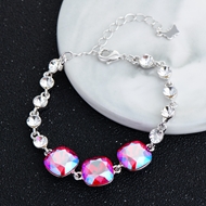 Show details for Great Value Red Swarovski Element Fashion Bracelet with Member Discount