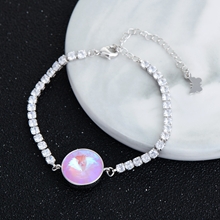 Show details for Trendy Colorful Platinum Plated Fashion Bracelet with No-Risk Refund