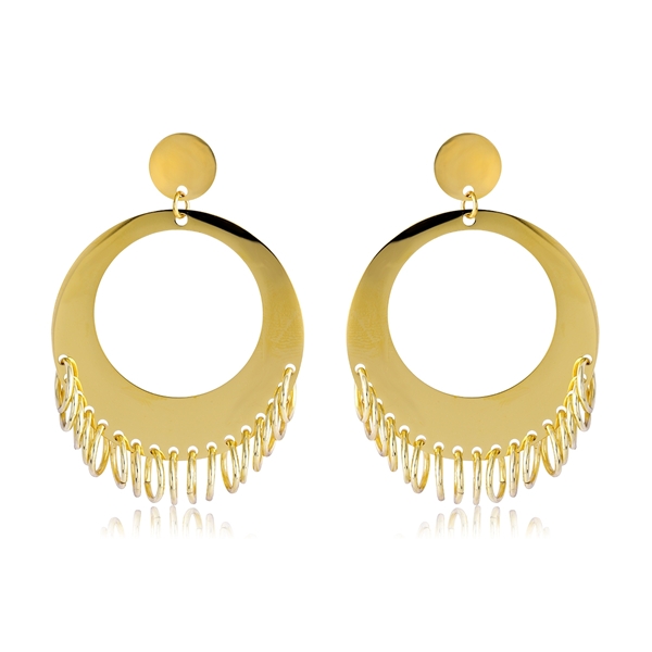 Picture of Classic Gold Plated Dangle Earrings with Speedy Delivery