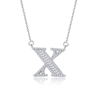 Picture of Popular Cubic Zirconia 925 Sterling Silver Pendant Necklace