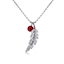 Show details for Filigree Small Red Pendant Necklace