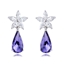 Show details for Buy Platinum Plated Small Dangle Earrings with Wow Elements