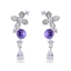 Show details for Fashion Platinum Plated Dangle Earrings at Unbeatable Price