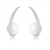Picture of Platinum Plated Artificial Pearl Hoop Earrings As a Gift