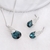 Picture of Latest Casual Blue Necklace and Earring Set