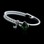 Show details for Fast Selling Green Platinum Plated Fashion Bangle Factory Direct Supply