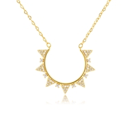 Picture of Delicate Gold Plated Pendant Necklace with Fast Delivery