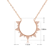 Picture of Delicate Cubic Zirconia Pendant Necklace Factory Direct Supply