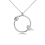 Show details for Funky Casual White Pendant Necklace