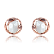 Picture of Good Quality Rose Gold Plated Small Stud