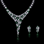 Show details for Trendy Platinum Plated Luxury Necklace and Earring Set From Reliable Factory