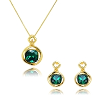 Picture of Well Produced Platinum Plated Concise 2 Pieces Jewelry Sets