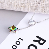 Show details for Fast Selling Colorful Platinum Plated Pendant Necklace from Editor Picks