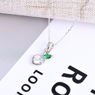 Show details for Fashion White Pendant Necklace Online Only