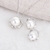 Picture of Sparkling Casual Platinum Plated Necklace and Earring Set