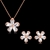 Picture of Nice Artificial Crystal White Necklace and Earring Set