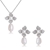 Picture of New Artificial Pearl Zinc Alloy Necklace and Earring Set