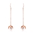 Picture of Zinc Alloy Artificial Pearl Dangle Earrings in Exclusive Design