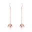Show details for Zinc Alloy Artificial Pearl Dangle Earrings in Exclusive Design