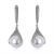 Picture of Eye-Catching White Platinum Plated Dangle Earrings with Member Discount